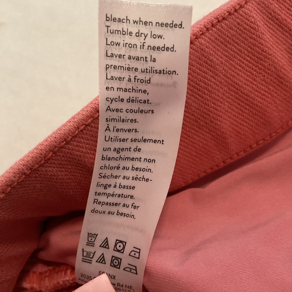 Spanx Women’s Jeanish Ankle Leggings Coral Red - Picture 10 of 10